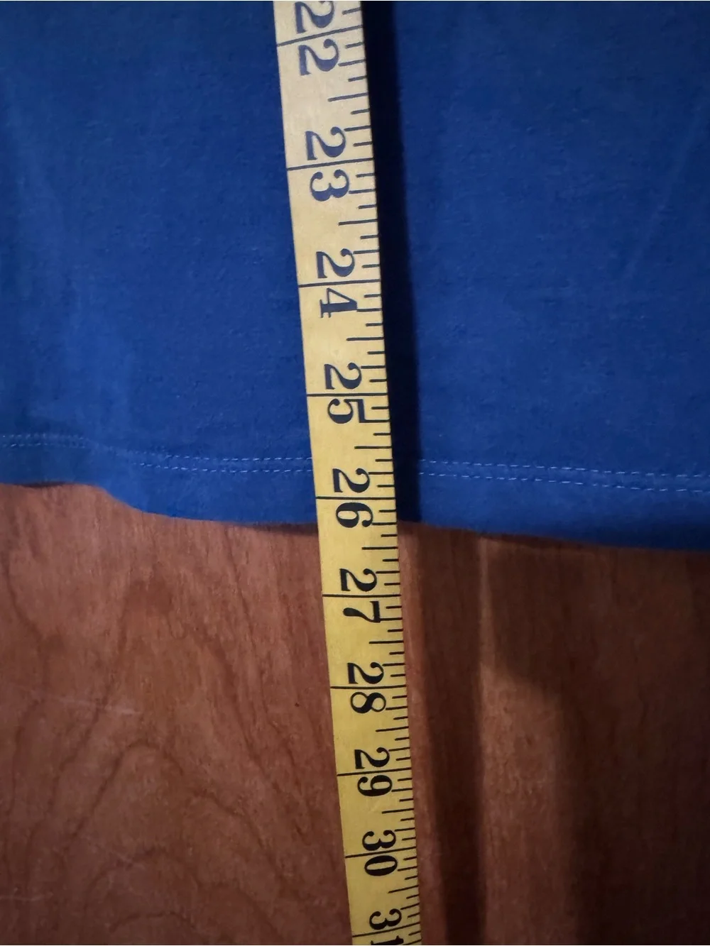 Men's X-Large North Face T-Shirt Blue 4 small holes